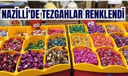 Naziili’de bayram şekerleri tezgahları süslüyor