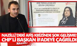 Nazilli'deki afiş krizinde şok gelişme! CHP'li Başkan ifadeye çağrıldı