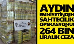 Aydın emniyetinden sahtecilik operasyonu! 264 bin liralık ceza