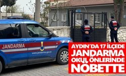 Aydın’da 17 ilçede jandarma okul önlerinde nöbette