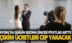 Aydın’da düğün sezonu öncesi fiyatlar arttı! Çekim ücretleri cep yakacak