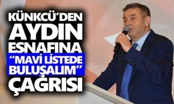 Künkcü’den Aydın esnafına “mavi listede buluşalım” çağrısı