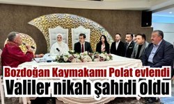 Bozdoğan Kaymakamı Polat evlendi