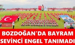 Bozdoğan’da bayram sevinci engel tanımadı