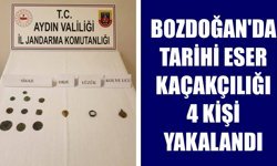 Bozdoğan’da tarihi eser kaçakçılığı: 4 kişi yakalandı