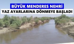 Büyük Menderes Nehri yaz ayarlarına dönmeye başladı