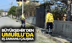Büyükşehir’den Umurlu’da eş zamanlı çalışma