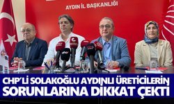 CHP’li Solakoğlu Aydınlı üreticilerin sorunlarına dikkat çekti