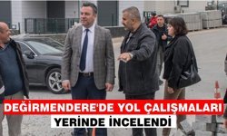 Değirmendere’de yol çalışmaları hız kesmeden sürüyor