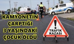 Feci kaza! 3 yaşındaki çocuk kamyonetin altında kaldı