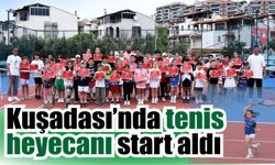 Kuşadası’nda 23 Nisan tenis turnuvası başladı