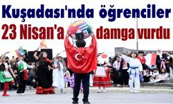 Kuşadası’nda 23 Nisan’da çocuklardan görsel şölen