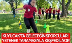 Kuyucak'ta geleceğin sporcuları yetenek taramasıyla keşfediliyor