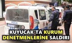 Kuyucak'ta kurum denetmenlerine saldırı