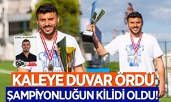Aydın'da kaleye duvar ördü, şampiyonluğun kilidi oldu!