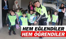 Nazilli polisi minikleri ağırladı