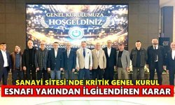 Nazilli Sanayi Kooperatifi toplandı