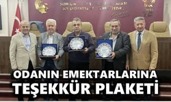 Nazilli Ticaret Odası'nda plaket töreni