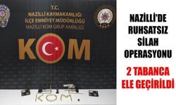 Nazilli’de ruhsatsız silah operasyonu: İş yerinden cephanelik çıktı