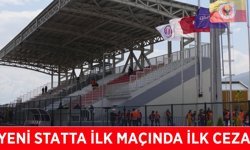 Söke 1970, yeni stattaki ilk maçında ilk cezasını yedi