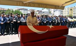 Şehit Jandarma Astsubay Üstçavuş Ergün, son yolculuğuna uğurlandı