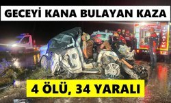 7 araç birbirine girdi: Anne, baba ve 2 çocuk hayatını kaybetti