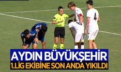 Aydın’ın gençleri, TFF 1.Lig ekibine son anda yıkıldı