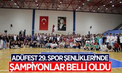 ADÜFEST 29. Spor Şenlikleri’nde şampiyonlar belli oldu