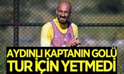 Aydınlı futbolcunun golü takımına tur için yetmedi