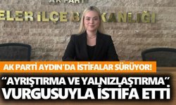 AK Parti Aydın'da istifalar sürüyor! Dikkat çeken bir açıklama da Efeler'den geldi