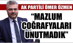 AK Parti’li Özmen’den Kurban Bayramı mesajı