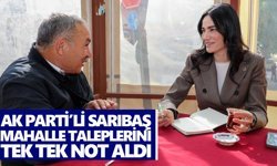 AK Parti’li Sarıbaş, mahalle taleplerini tek tek not aldı