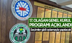 Aydın ASKF’nin 17. Olağan Genel Kurul programı açıklandı