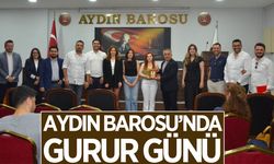 Aydın Barosu’nda gurur günü: Ege şampiyonlarına plaket