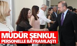 Aydın Sağlık Müdürü Şenkul, personelle bayramlaştı