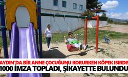 Aydın’da bir anne çocuğunu korurken köpek ısırdı! 1000 imza topladı, şikayette bulundu
