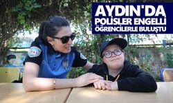Aydın'da polisler engelli öğrencilerle buluştu