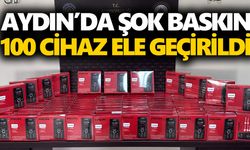 Aydın’da şok baskın: 100 cihaz ele geçirildi