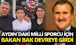 Aydın’daki milli sporcu için Bakan Bak devreye girdi