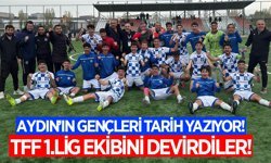 Aydın'ın gençleri tarih yazıyor! TFF 1.Lig ekibini devirdiler!