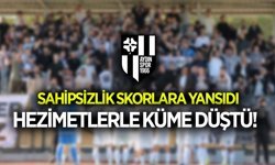 Sahipsizlik skorlara yansıdı, Aydınspor hezimetlerle küme düştü!