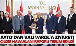 AYTO’dan Vali Varol’a ziyaret! Çıldır Havaalanı Raporu teslim edildi