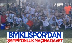 Bıyıklıspor'dan şampiyonluk maçına davet