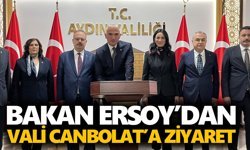 Bakan Ersoy’dan Vali Canbolat’a ziyaret