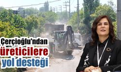 Başkan Çerçioğlu’ndan üreticilere yol desteği