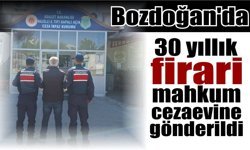 Bozdoğan’da 30 yıllık firari cezaevine gönderildi