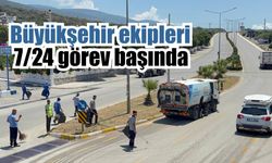 Büyükşehir’den bayramda yoğun mesai