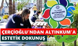 Çerçioğlu’ndan Altınkum’a estetik dokunuş