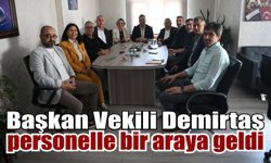 Demirtaş’tan belediye birimlerine ziyaret