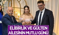 Elibirlik ve Gülten ailesinin mutlu günü